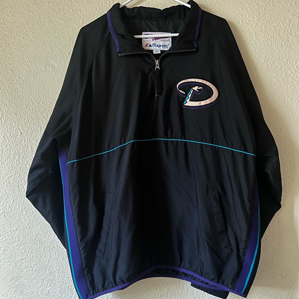 Vintage Arizona Diamondbacks quarter zip jacket